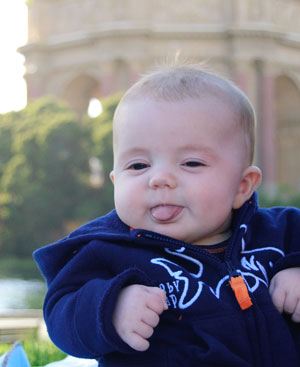 Alexander at Palace of Fine Arts
